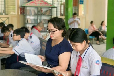 Hưởng ứng tuần lễ ” HỌC TẬP SUỐT ĐỜI” của trường THCS Trần Hưng Đạo